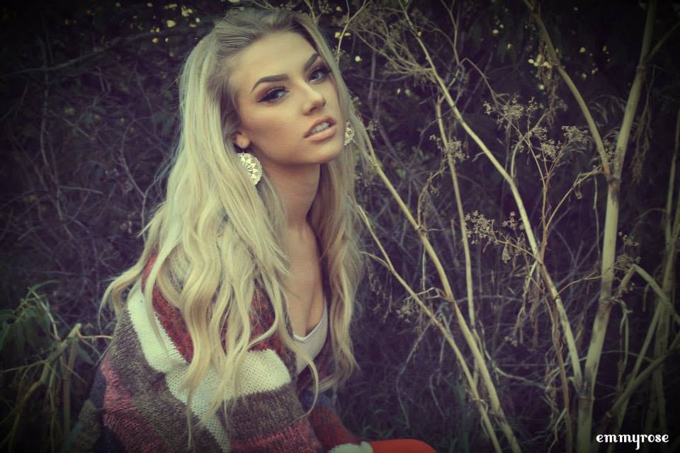 Woodland fashion editorial portrait
